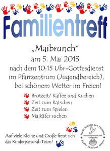 Familientreff Maibrunch