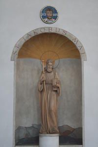 Jakobusfigur in St. Jakobus (Foto: Angelika Scheich)