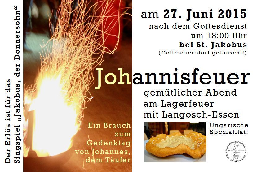 Plakat Langosch - Johannisfeuer
