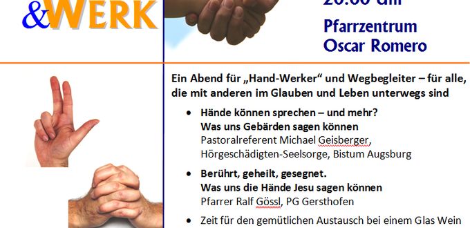 Herzlich willkommen! Wir freuen uns auf Ihr Kommen